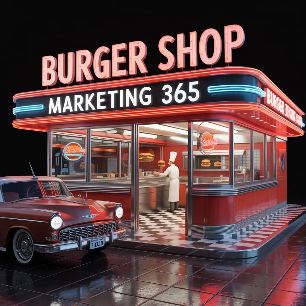 Burger Shop Marketing 365