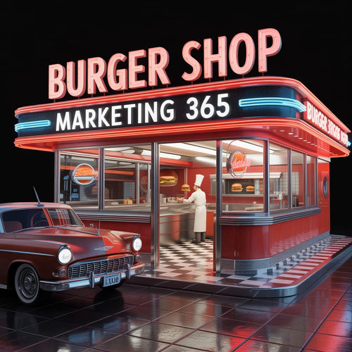 Burger Shop Marketing 365